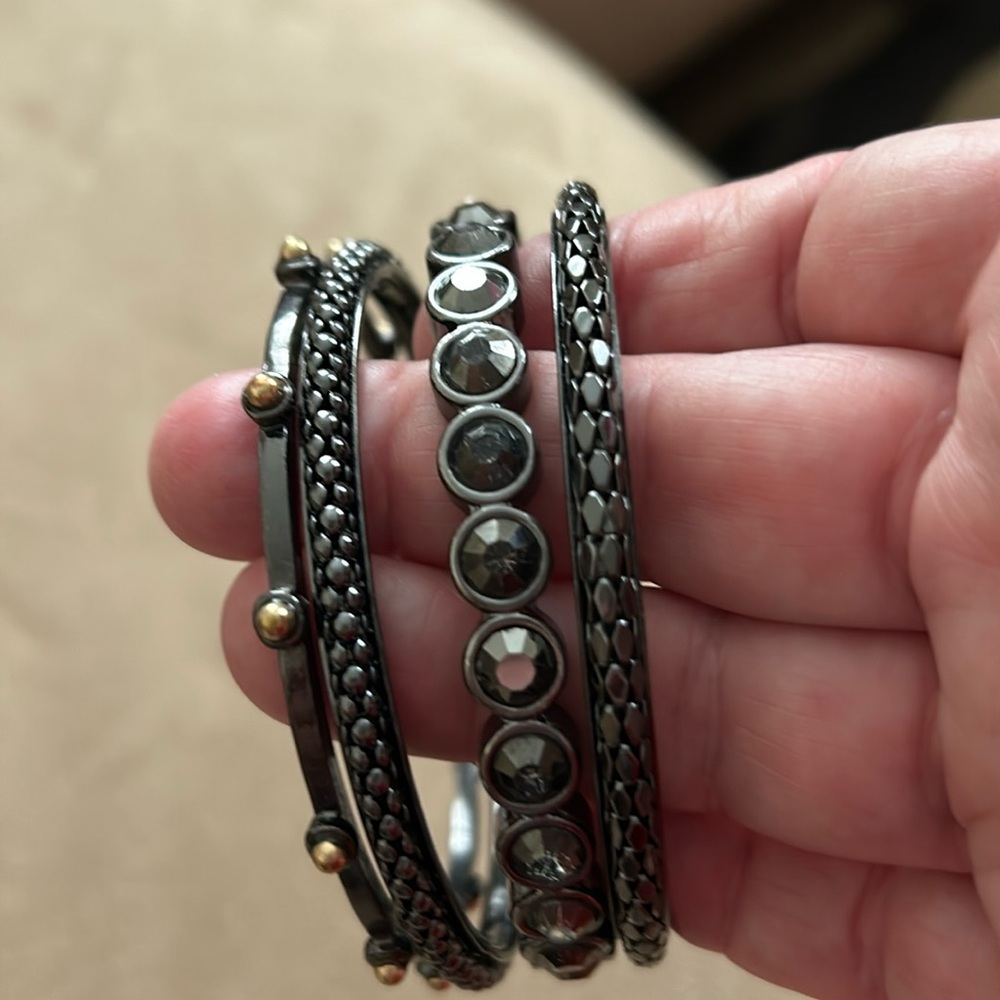 For gunmetal bracelets, different styles